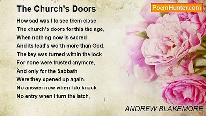 ANDREW BLAKEMORE - The Church's Doors