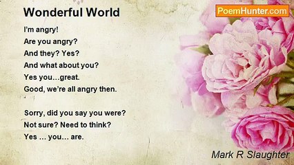 Mark R Slaughter - Wonderful World