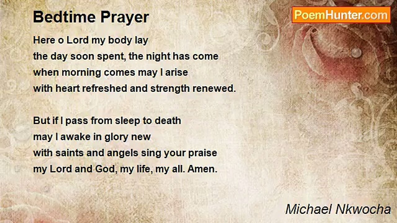 Michael Nkwocha - Bedtime Prayer