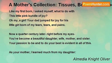Almedia Knight Oliver - A Mother's Collection: Tissues, Bones, And Blood (fourth)