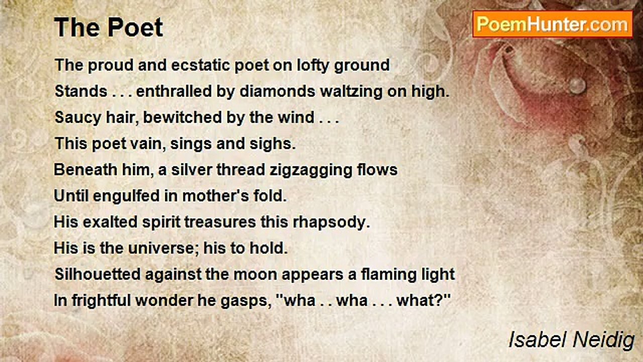Isabel Neidig - The Poet