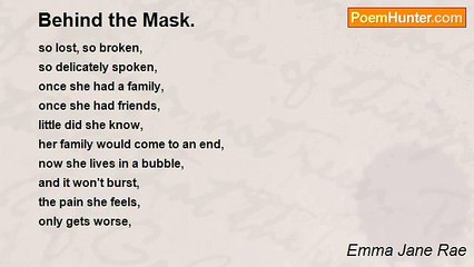 Emma Jane Rae - Behind the Mask.