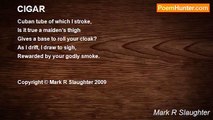 Mark R Slaughter - CIGAR