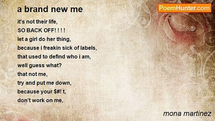 mona martinez - a brand new me