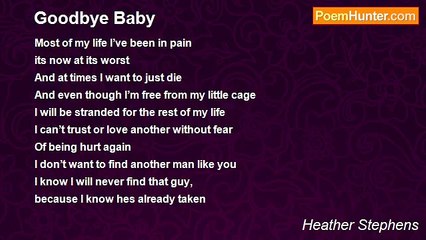 Heather Stephens - Goodbye Baby