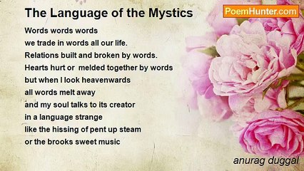 anurag duggal - The Language of the Mystics