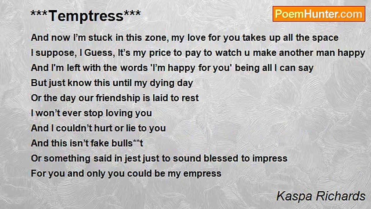 Kaspa Richards - ***Temptress***