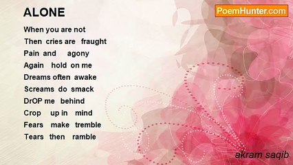 akram saqib - ALONE