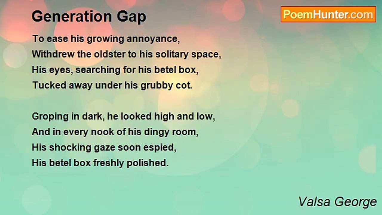 Valsa George - Generation Gap