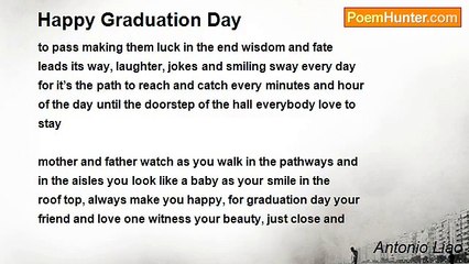 Antonio Liao - Happy Graduation Day