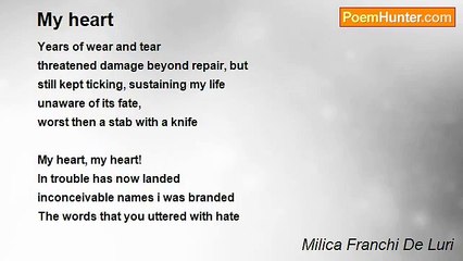 Milica Franchi De Luri - My heart