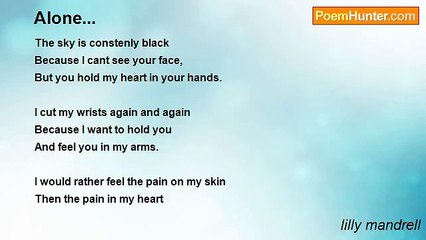 lilly mandrell - Alone...