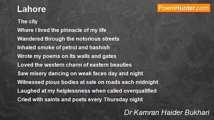 Dr Kamran Haider Bukhari - Lahore
