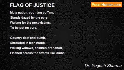 Dr. Yogesh Sharma - FLAG OF JUSTICE