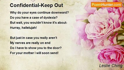Leslie Ching - Confidential-Keep Out