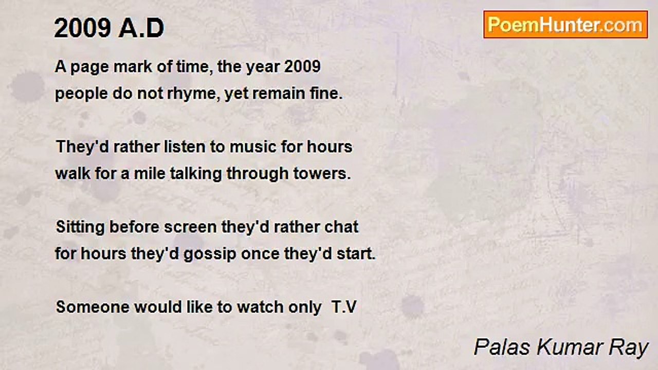 Palas Kumar Ray - 2009 A.D