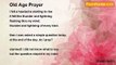 louis rams - Old Age Prayer