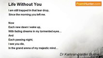 Dr Kamran Haider Bukhari - Life Without You