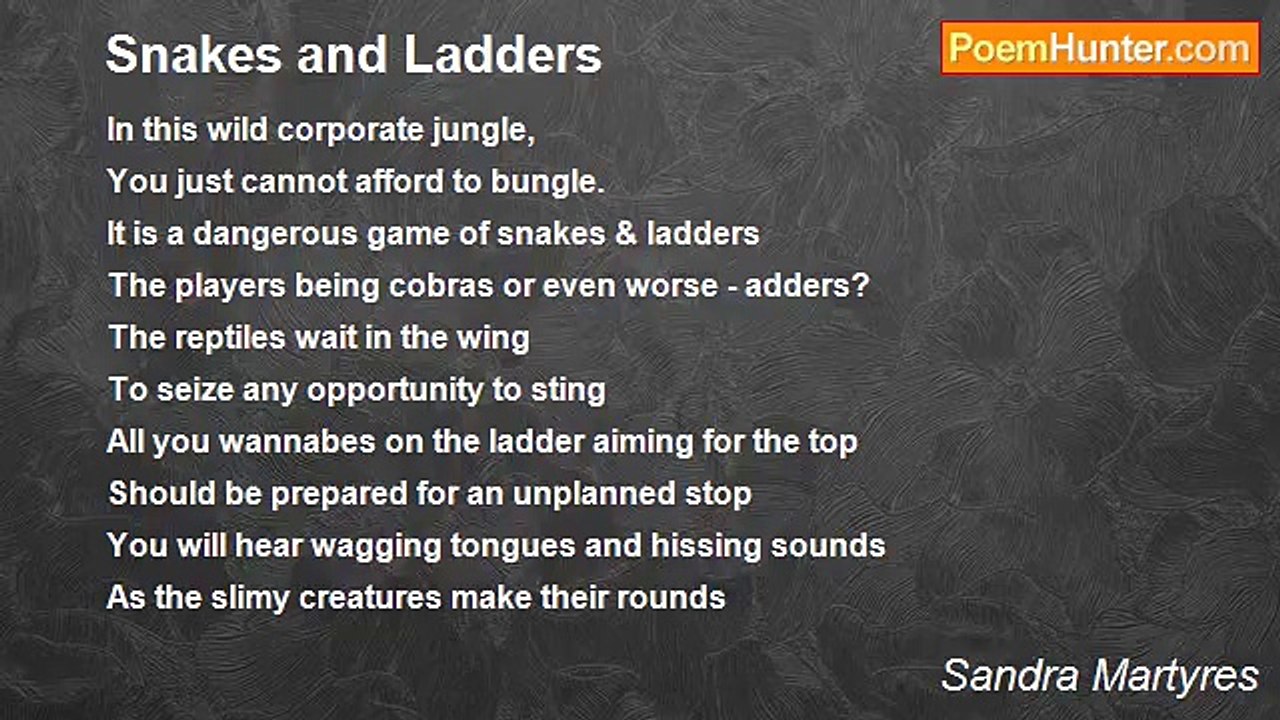 Sandra Martyres - Snakes and Ladders