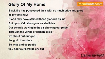 Daniel fairfield - Glory Of My Home