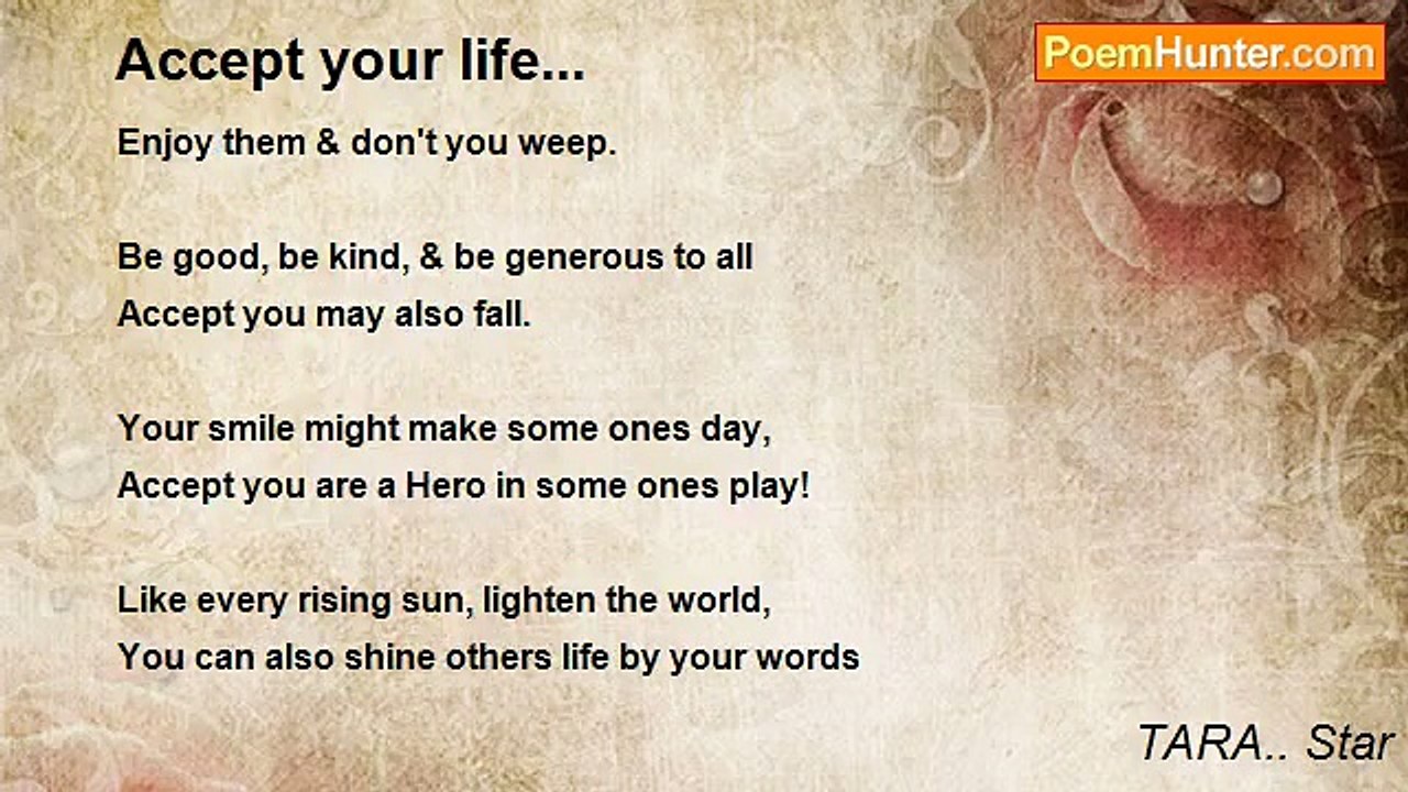 TARA.. Star - Accept your life...