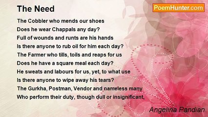 Angelina Pandian - The Need