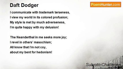 Subroto Chatterjee - Daft Dodger