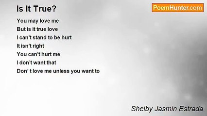 Shelby Jasmin Estrada - Is It True?