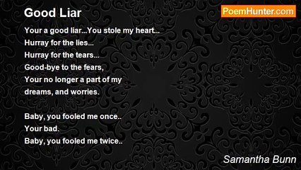 Samantha Bunn - Good Liar