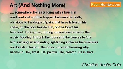 Christine Austin Cole - Art (And Nothing More)