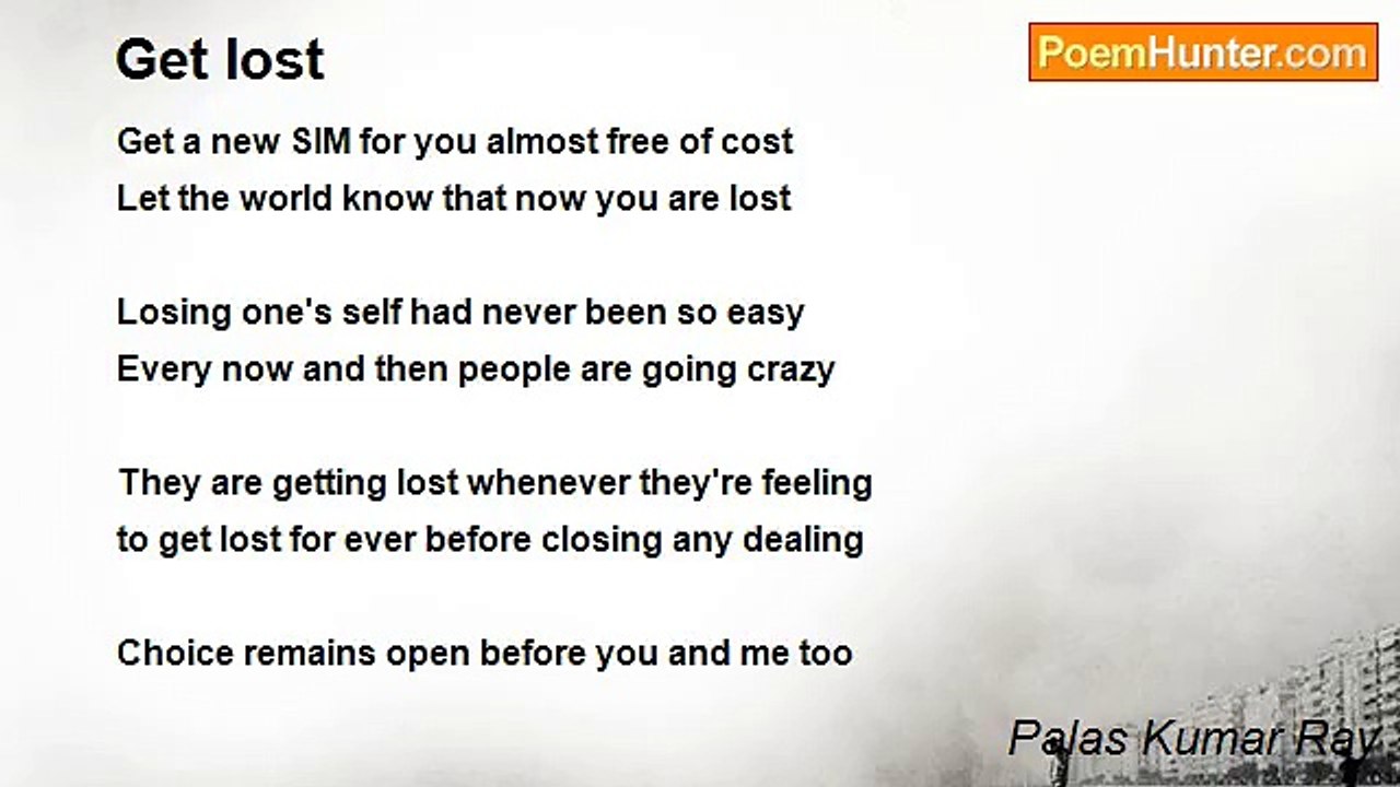 Palas Kumar Ray - Get lost