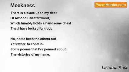 Lazarus Knix - Meekness