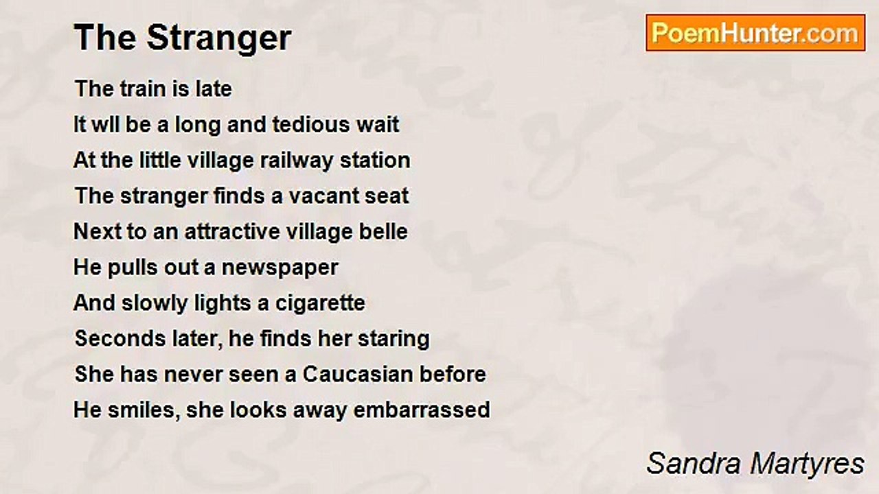 Sandra Martyres - The Stranger