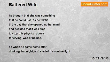 louis rams - Battered Wife