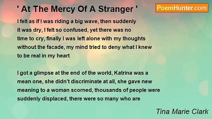 Tina Marie Clark - ' At The Mercy Of A Stranger '