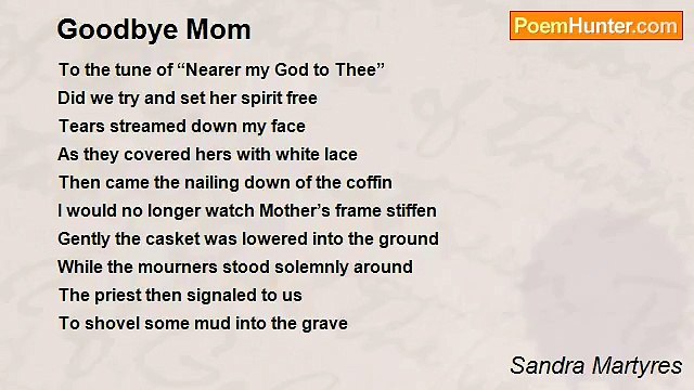 Sandra Martyres - Goodbye Mom