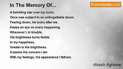Akash Agrawal - In The Memory Of...