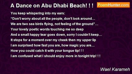 Wael Karameh - A Dance on Abu Dhabi Beach! ! !