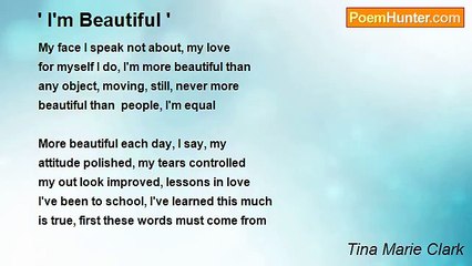 Tina Marie Clark - ' I'm Beautiful '