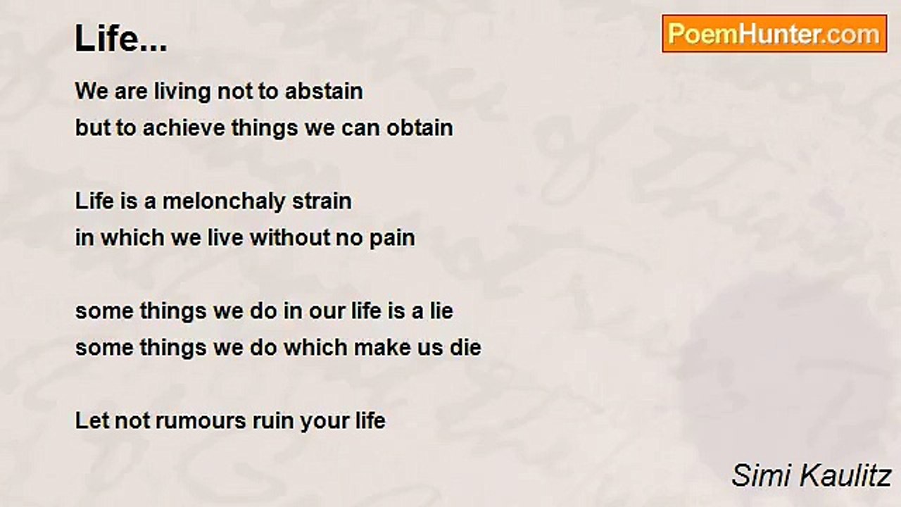Simi Kaulitz - Life...