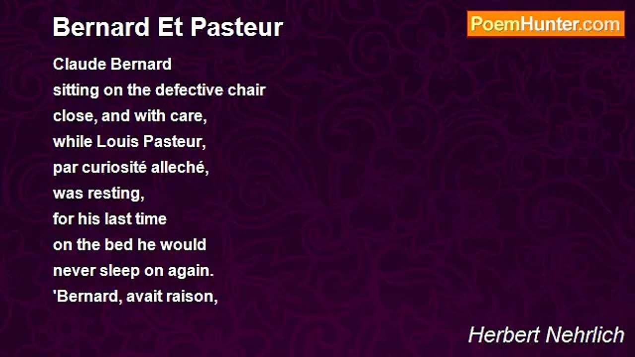 Herbert Nehrlich - Bernard Et Pasteur