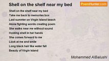 Mohammed AlBalushi - Shell on the shelf near my bed