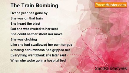 Sandra Martyres - The Train Bombing
