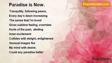 Fay Slimm - Paradise is Now.