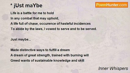 Inner Whispers - * jUst maYbe