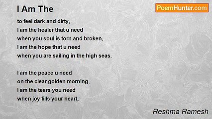 Reshma Ramesh - I Am The