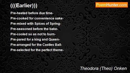 Theodora (Theo) Onken - (((Earlier)))