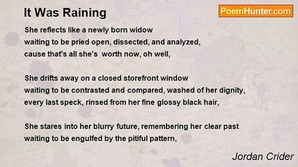 Jordan Crider - It Was Raining