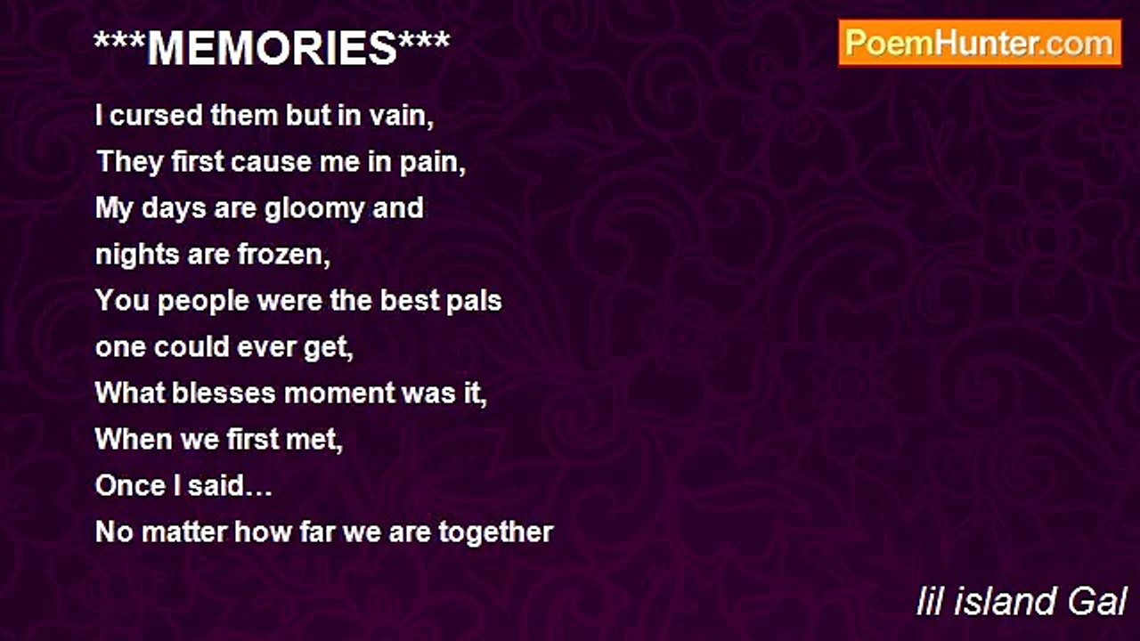 lil island Gal - ***MEMORIES***