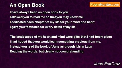 June FeirCruz - An Open Book